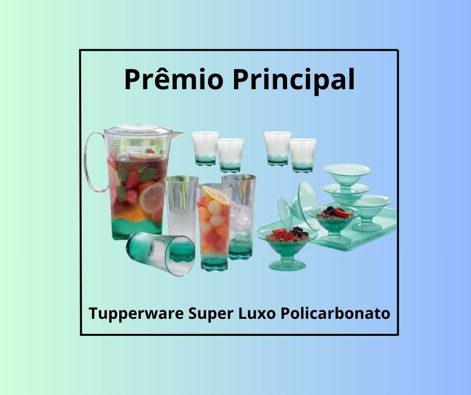 🎉 Rifa Premiada - Tupperwere Original 🎉